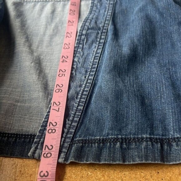 Eileen Fisher Open-Front Jacket Embroidered Bald Eagle & "Land Of The Free" Sz M - Picture 8 of 10